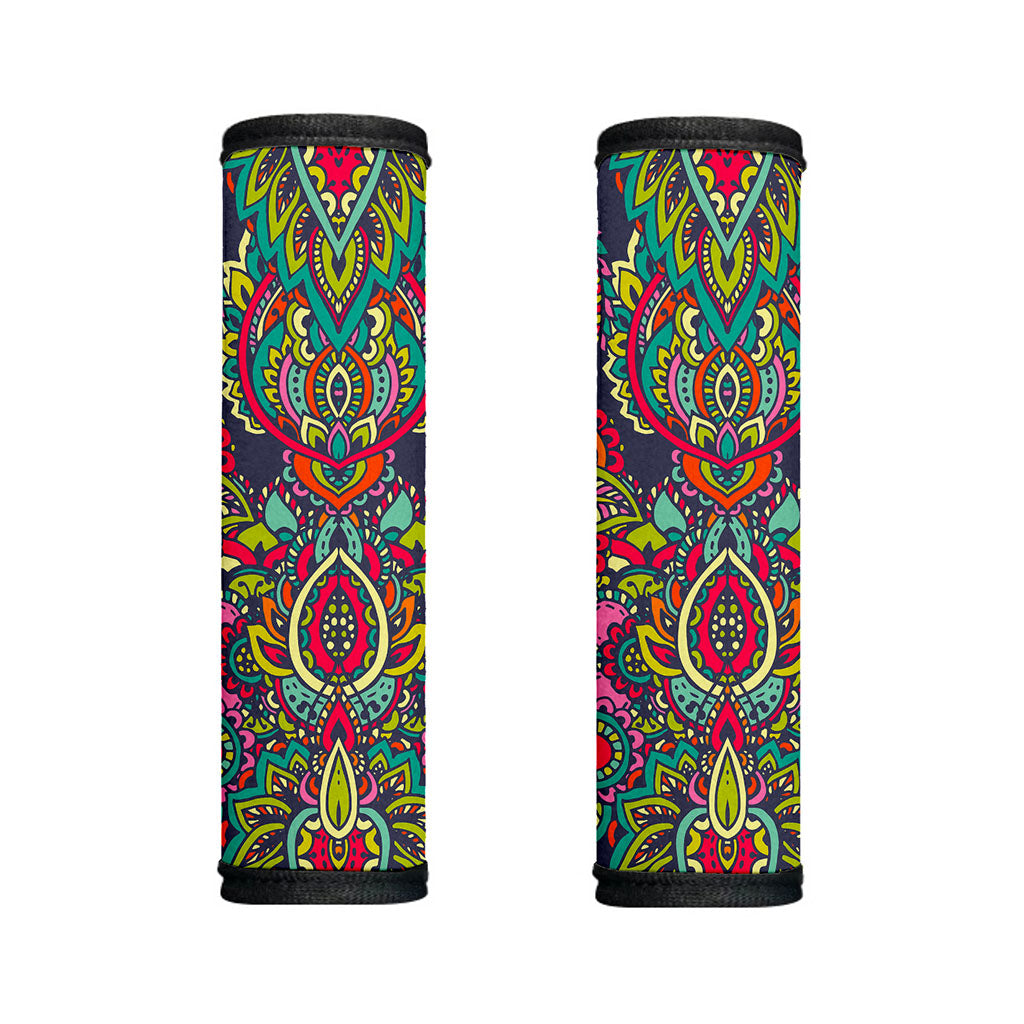 Colorful Floral Mandala Print Handle Covers