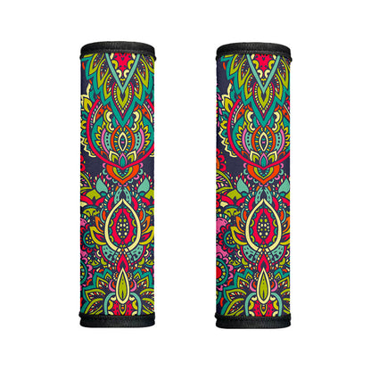 Colorful Floral Mandala Print Handle Covers