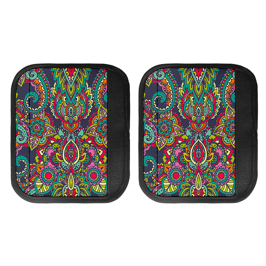 Colorful Floral Mandala Print Handle Covers