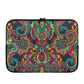 Colorful Floral Mandala Print Laptop Sleeve