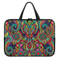 Colorful Floral Mandala Print Laptop Sleeve With Handle