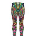 Colorful Floral Mandala Print Men's Leggings