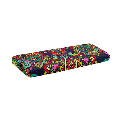 Colorful Floral Mandala Print Piano Keyboard Cover