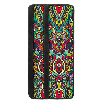 Colorful Floral Mandala Print Refrigerator Handle Covers