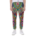 Colorful Floral Mandala Print Joggers