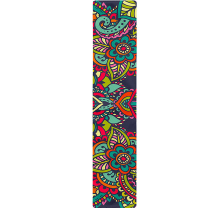Colorful Floral Mandala Print Table Runner
