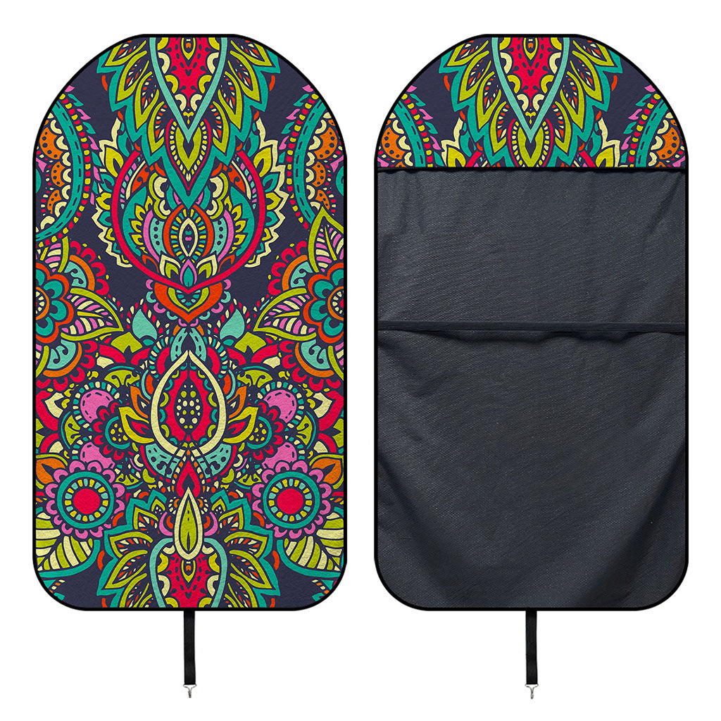 Colorful Floral Mandala Print Waterproof Car Seat Cover