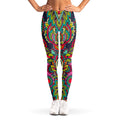 Colorful Floral Mandala Print Women's Leggings