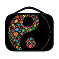 Colorful Flowers Yin Yang Print Classic Bible Case