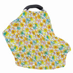 Colorful Frangipani Pattern Print Baby Seat Cover