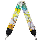 Colorful Frangipani Pattern Print Bag Strap