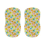 Colorful Frangipani Pattern Print Bar Stool Covers