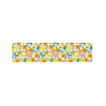 Colorful Frangipani Pattern Print Bed Runner