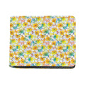 Colorful Frangipani Pattern Print Bifold Wallet