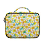Colorful Frangipani Pattern Print Briefcase Bible Bag