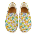 Colorful Frangipani Pattern Print Casual Shoes