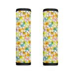 Colorful Frangipani Pattern Print Handle Covers