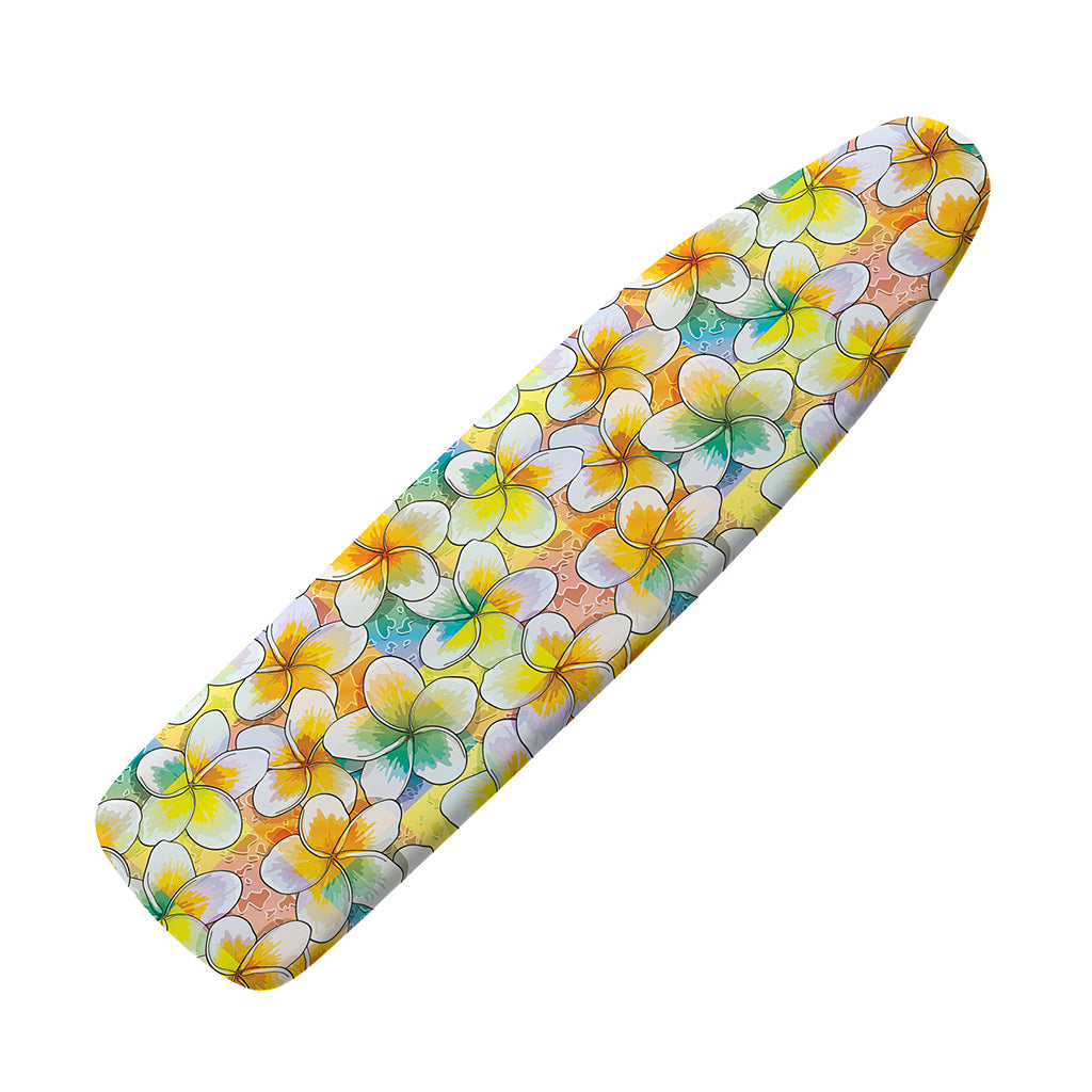 Colorful Frangipani Pattern Print Ironing Board Cover