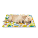 Colorful Frangipani Pattern Print Pet Cooling Mat Cover