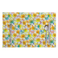 Colorful Frangipani Pattern Print Placemat