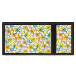 Colorful Frangipani Pattern Print Trifold Wallet