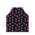 Colorful French Bulldog Print Adjustable Apron
