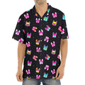 Colorful French Bulldog Print Aloha Shirt