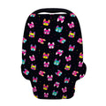 Colorful French Bulldog Print Baby Seat Cover