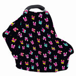 Colorful French Bulldog Print Baby Seat Cover