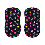 Colorful French Bulldog Print Bar Stool Covers