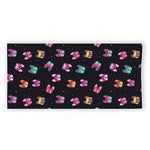 Colorful French Bulldog Print Beach Towel