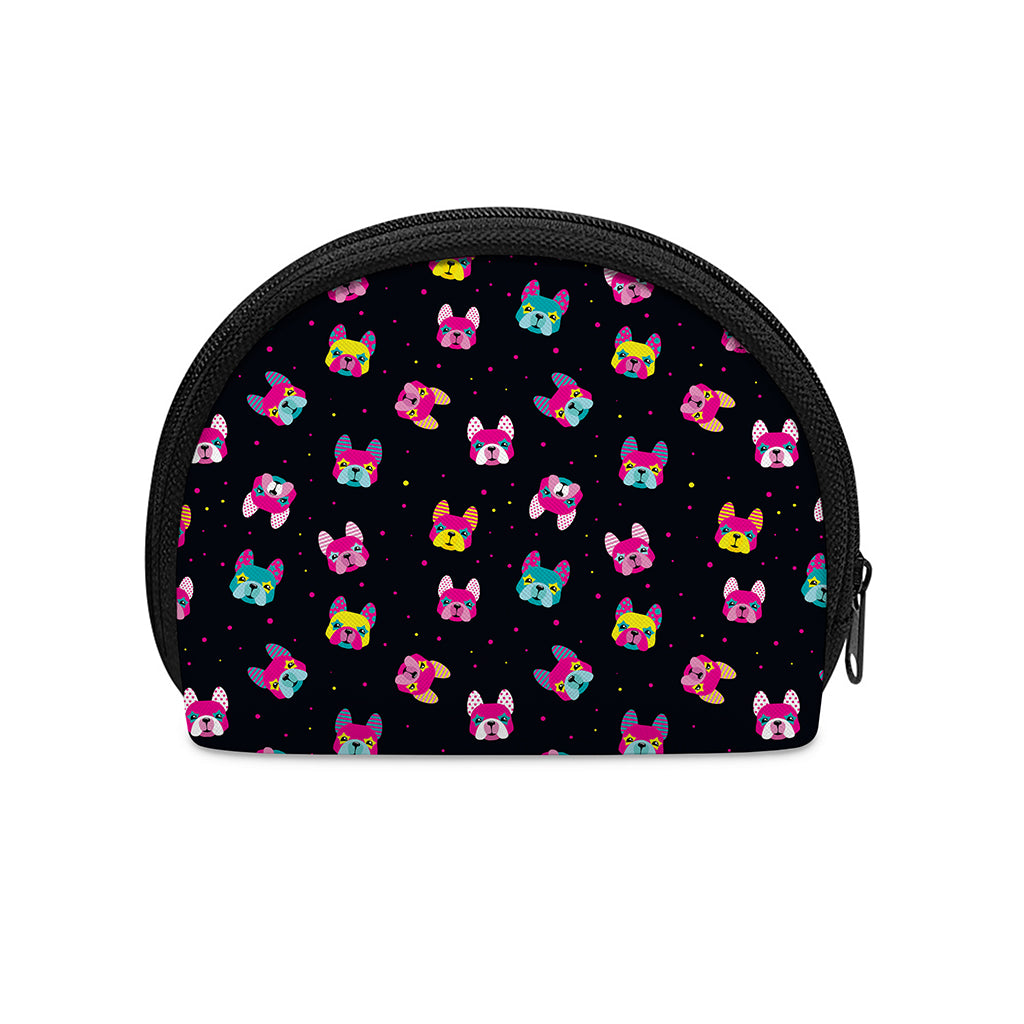 Colorful French Bulldog Print Coin Purse