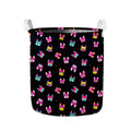 Colorful French Bulldog Print Collapsible Laundry Basket