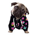 Colorful French Bulldog Print Dog Zip Up Hoodie