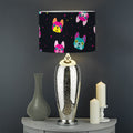 Colorful French Bulldog Print Drum Lamp Shade