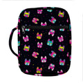 Colorful French Bulldog Print Front Pocket Bible Bag