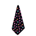 Colorful French Bulldog Print Hand Towel