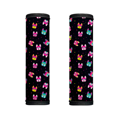 Colorful French Bulldog Print Handle Covers