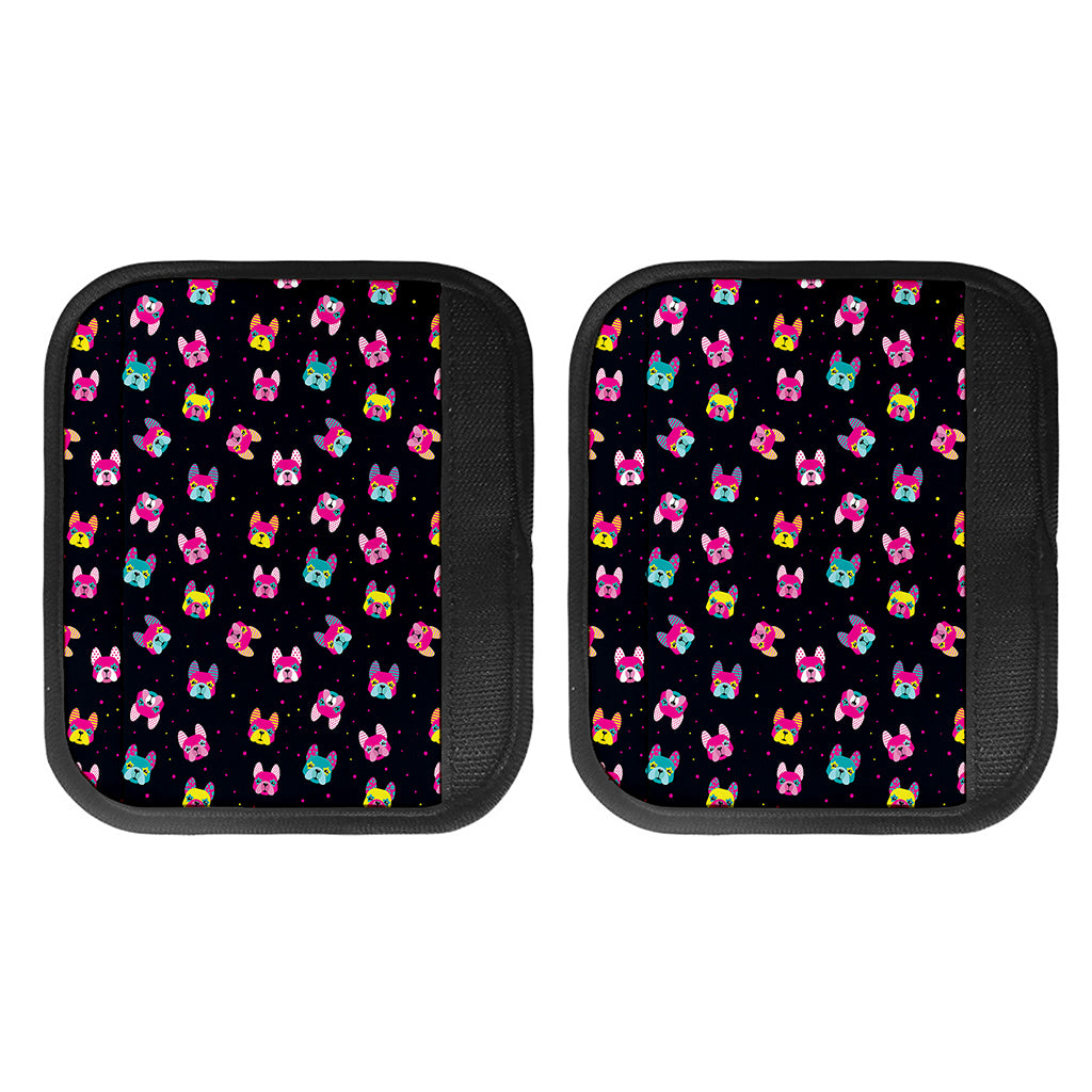 Colorful French Bulldog Print Handle Covers