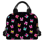 Colorful French Bulldog Print Insulated Lunch Bag