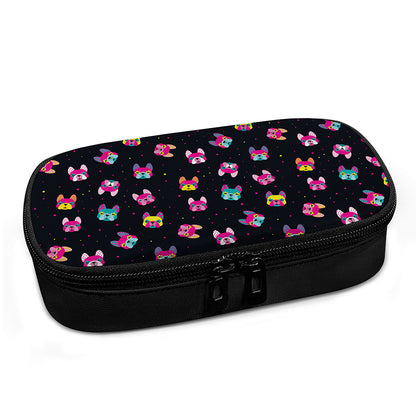 Colorful French Bulldog Print Insulin Cooler Travel Case