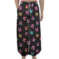 Colorful French Bulldog Print Lantern Pants