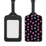 Colorful French Bulldog Print Luggage Tag