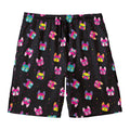 Colorful French Bulldog Print Men's Swim Trunks