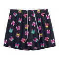 Colorful French Bulldog Print Mesh Shorts
