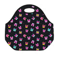 Colorful French Bulldog Print Neoprene Lunch Bag