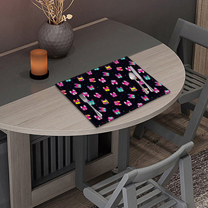 Colorful French Bulldog Print Placemat
