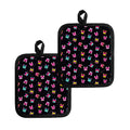 Colorful French Bulldog Print Pot Holders