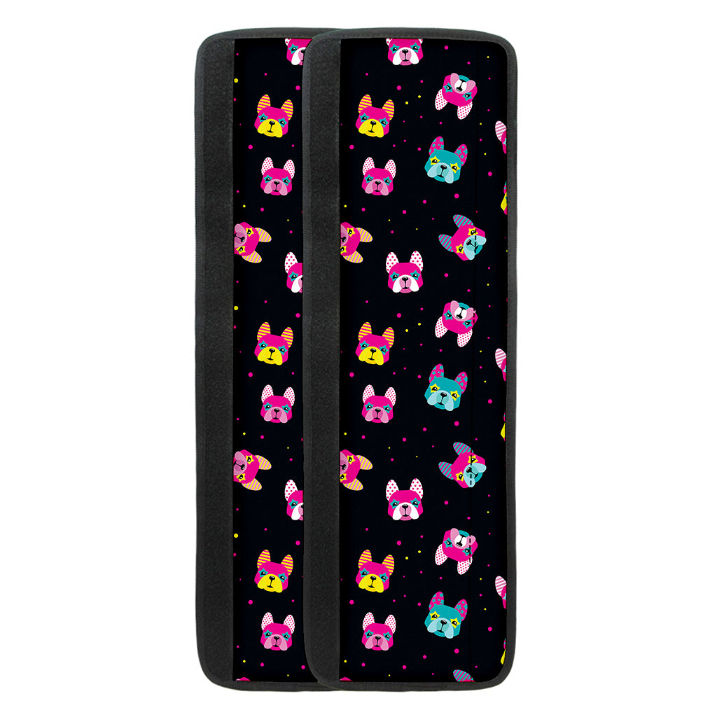 Colorful French Bulldog Print Refrigerator Handle Covers