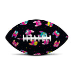 Colorful French Bulldog Print Rugby Ball